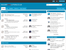 Tablet Screenshot of escortevolution.co.uk
